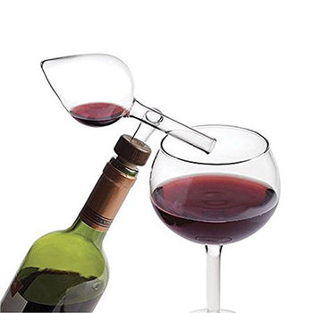 Cross-Border Transparent Portable Peach-Shaped Red Wine Wine Pourer Quick Glass Decanter Quantitative 120ml