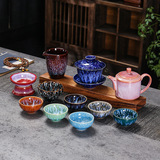 Керамическая печь для обжига чайного сервиза бытовой чайный сервиз кунг-фу подарочная коробка крышка чайника набор чашек ценный подарочный логотип