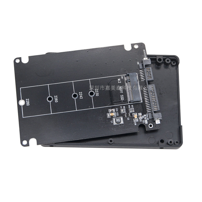 M.2 Solid State Drive Ngff to Sata3.0 Protocol Adapter Serial Port to Ngff Adapter Board Card Built-In Box