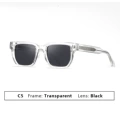 C5 transparent frame black and gray