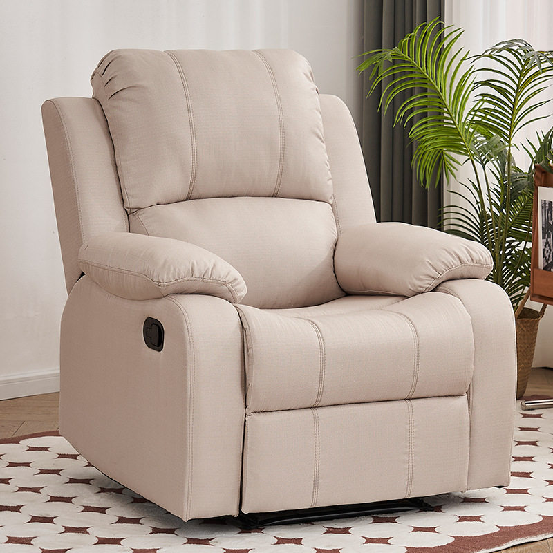 头等太空沙发客厅单人布艺电动躺椅懒人按摩多功能美甲美睫沙发