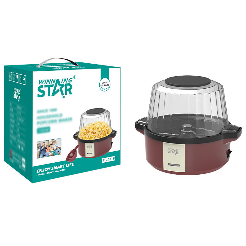 WINNING STAR household small popcorn machine automatic puffing machine electric popcorn machine