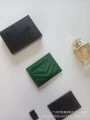 Caviar dark green gold buckle