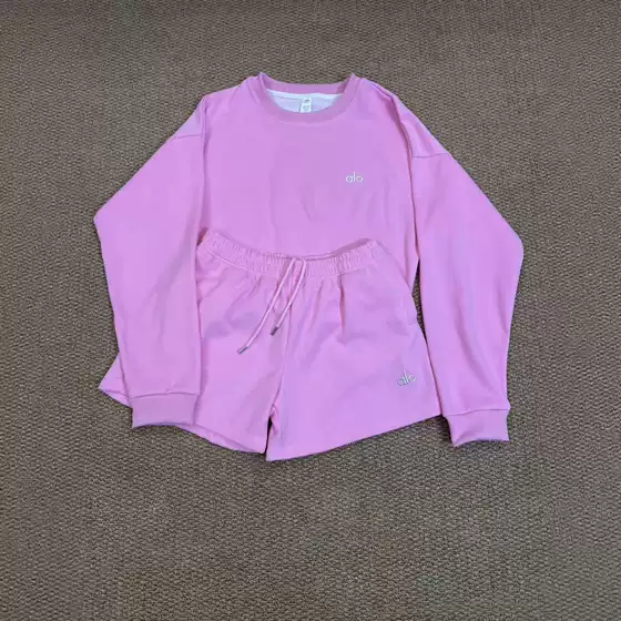 26 new AL letter unisex loose fit round neck top, long sleeved shorts, multiple styles in stock, long-term supply