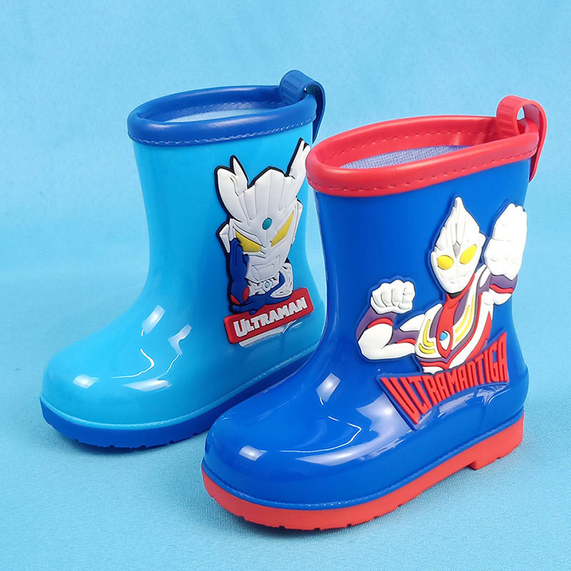 Altman Summer Four Seasons Children's Rain Boots Boys' Cute Cartoon Shoes Waterproof Digasello Water Shoes