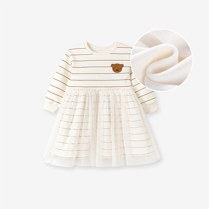 童裙 网纱女童连衣裙 秋季卡通儿童公主裙 时尚童裙