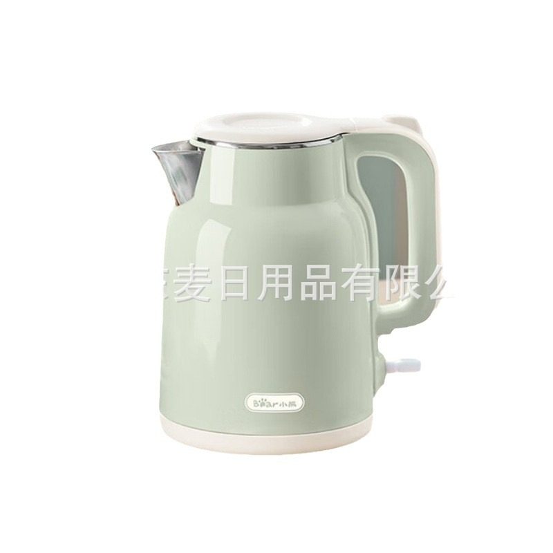 Bear Electric Water Kettle 304 Stainless Steel 1.5L Capacity Household Water Kettle Intelligent Automatic Power Off Zdh-P15G8