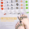Cross-border new finger splitter factory direct nail tools toenail silicone separator Japanese and Korean wind toenail splitter