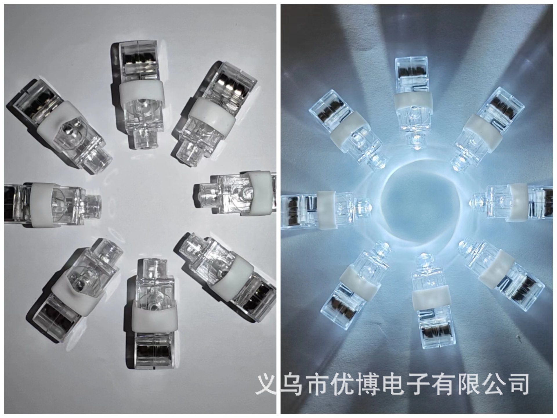 厂家直销LED闪光手指灯冰雕刺身灯夜航灯助威道具发光玩具批发