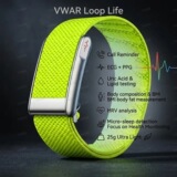 Трансграничный спортивный браслет Bluetooth sports LOOP без экрана HRV частота сердечных сокращений температура тела, уровень кислорода в крови, ЭКГ, мониторинг состояния ЭКГ NFC