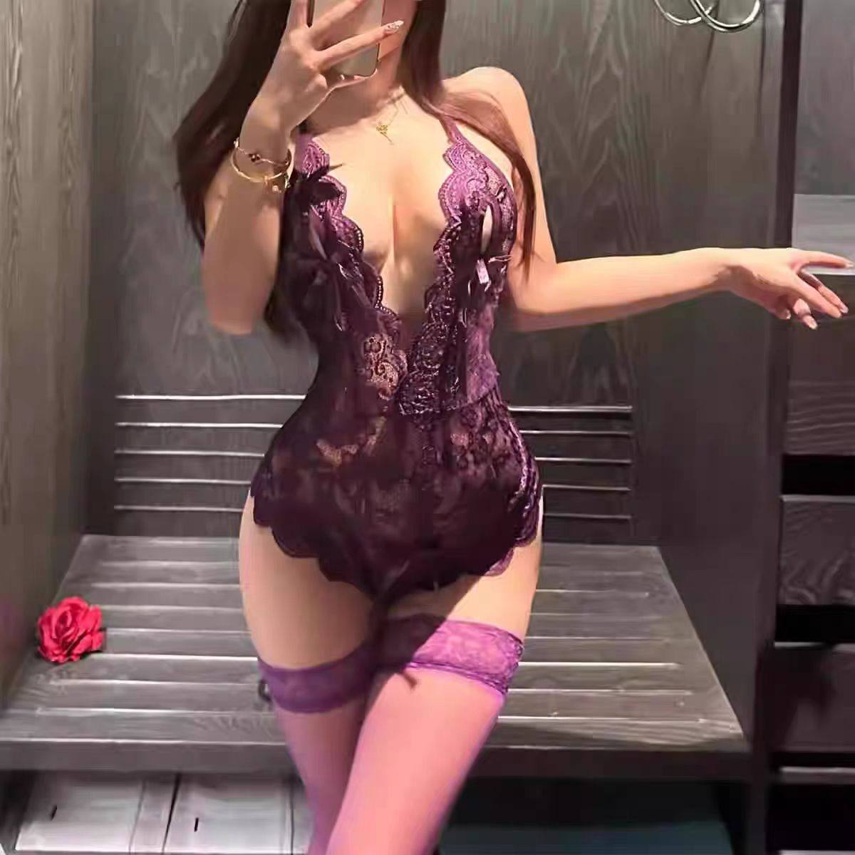 情趣内衣小胸性感连体衣免脱诱惑床上欲睡衣女激情套装新款