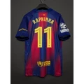 2526 barcelona home printed no. 11 champions league +2 armband
