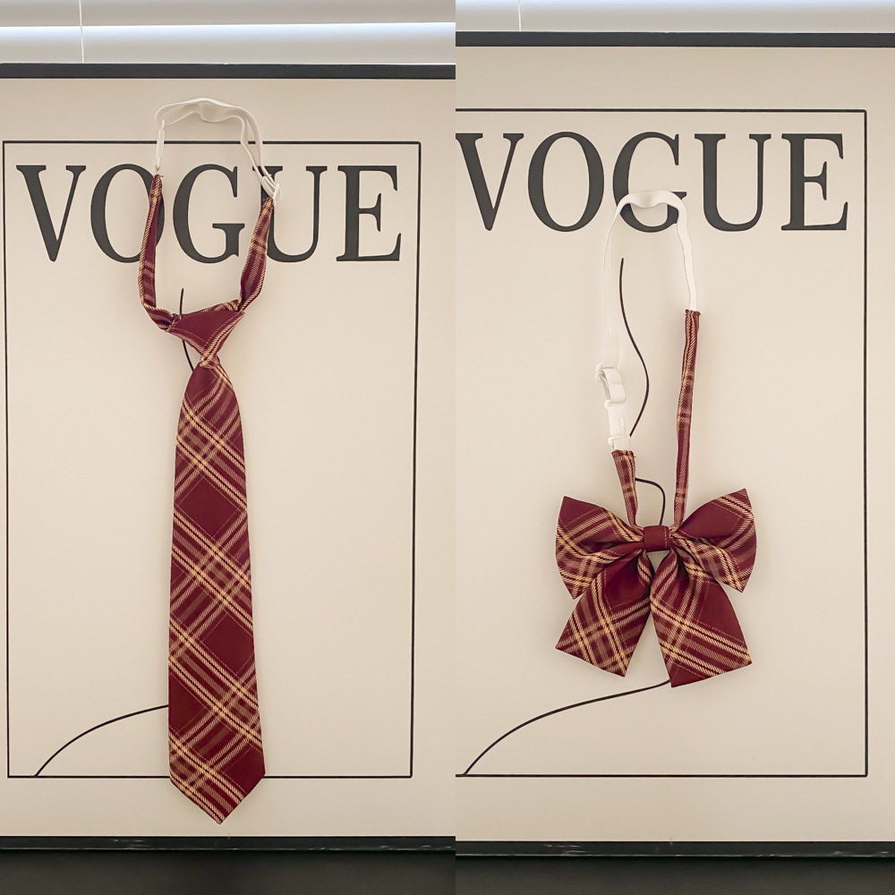 JK赤ネクタイ+蝶ネクタイ