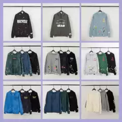 Trendy Brand G D Hand-painted Splash Ink Graffiti Sweater Hooded Pullover High Street Loose Men's and Women's Couples Same Coat Hoodie