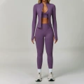 7790 bra + 7790 trousers + 7725 jacket (three-piece set) - foggy purple