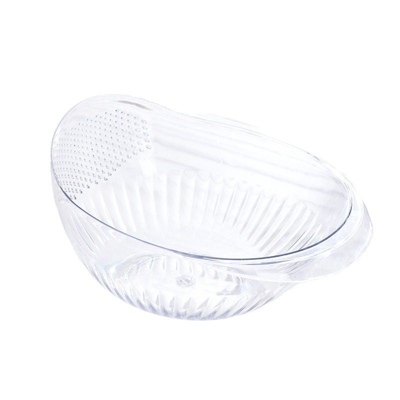 Household kitchen multifunctional transparent rice washing sieve rice washing basket rice washing artifact vegetable washing basket drain basket fruit basin wholesale
