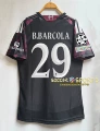 2627 liverpool away custom #29 player jersey + champions league armband