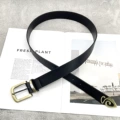 [black + gold] mosquito coil rotating tail buckle belt