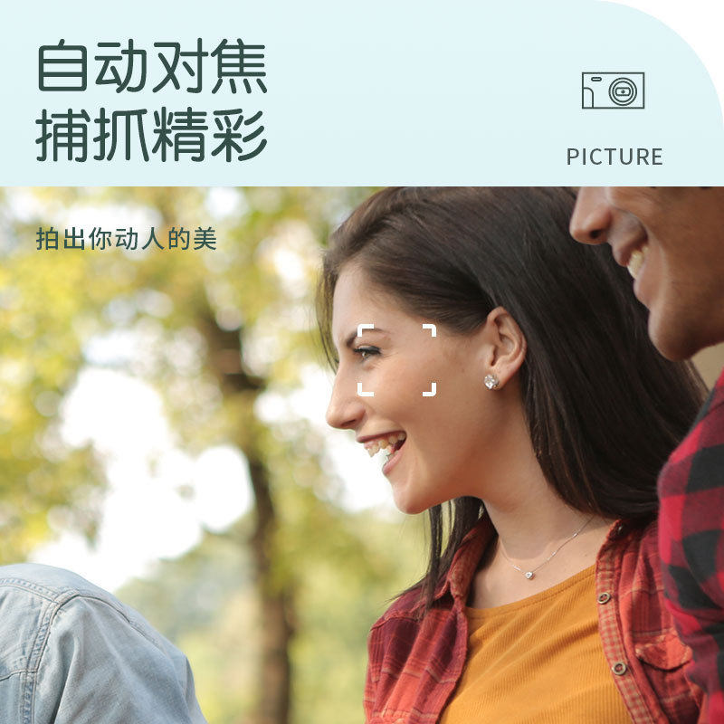 Foreign Trade High-Definition Mini Digital Camera Student Home Camera Student Selfie Camera High-Definition Card Camera