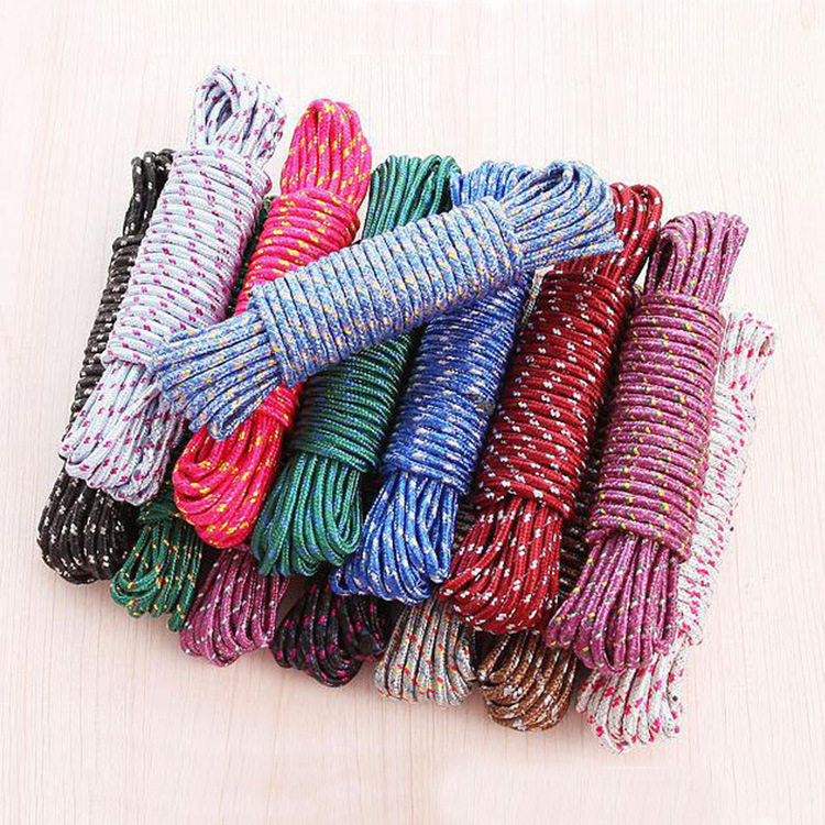 Multi-functional clothes drying quilt rope travel home bold outdoor nylon non-slip windproof clothesline spot