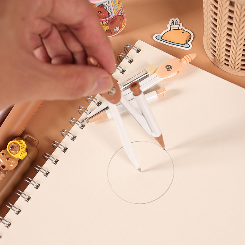 Kapibala High-Looking Compass Set, Special Examination Stationery Set for Primary School Students, Essential Stationery for Students to Learn