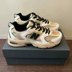 Nb530 Jogging Shoes, American-Made, Thick-Soled Dad Shoes, Retro Mesh Breathable Casual Sports Shoes for Men and Women, Shock-Absorbing