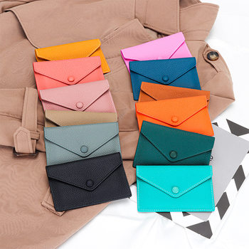 Pure Cowhide Coin Purse Women's Short Genuine Leather Compact and Exquisite Multi-Functional Business Card Bag 2025 New Fashion Coin Purse