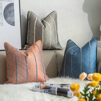 Designer Pillowcase American Modern Accessible Luxury Style Modern Simple Living Room Pillow Sofa Pillow Pillow Manufacturer