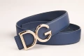 D gold buckle-blue
