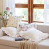 New French-Style Romantic Pastoral Ruffle Lace All-Cotton Embroidered Cushion Sofa Headboard Pillow Cover