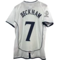 2002 england home custom number 7 + armband
