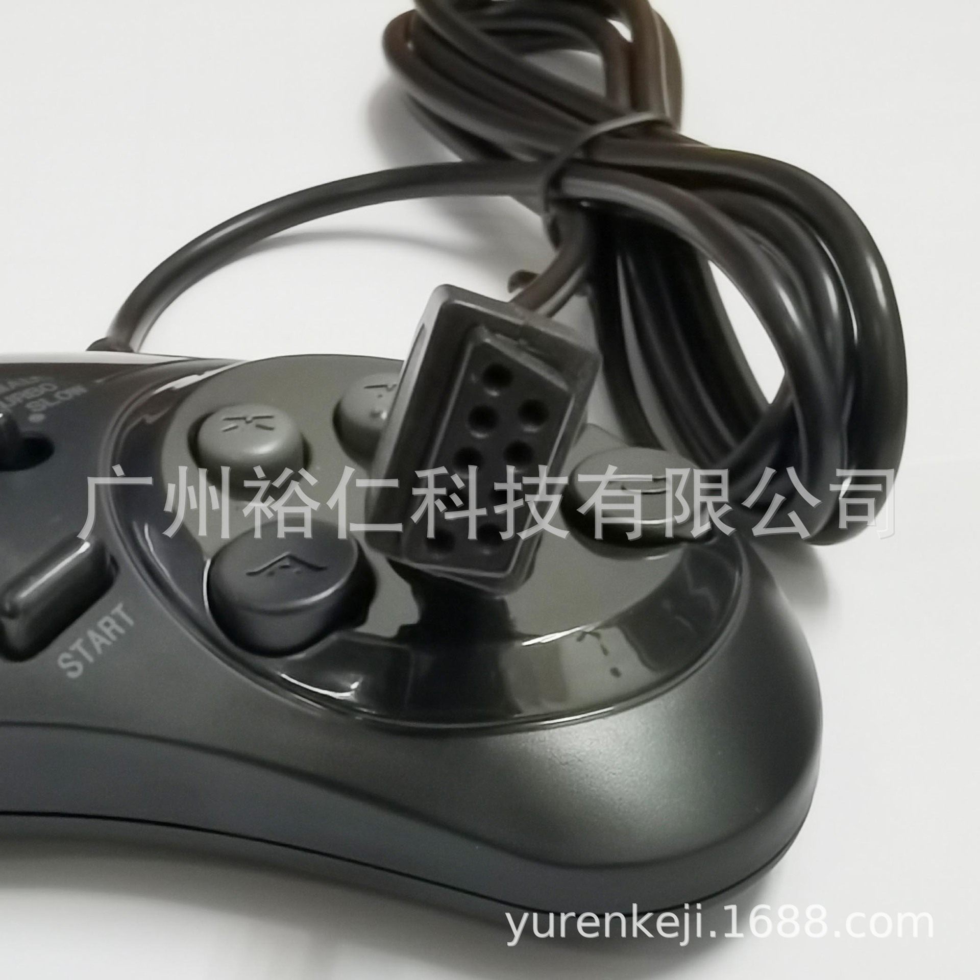 16-bit handle 16bit handle handle 9-pin Black fast and slow for SEGA