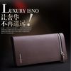 Manufacturers new men's mobile phone Bag Men's multi-functional large-capacity business zipper clutch bag wallet in stock