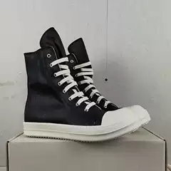 Guangzhou 2025 Men's High-Top Shoes Thick-Soled Canvas Shoes Zipper Casual Couple Style Cloth Sneakers Trbottomy Men's Shoes Summer Women