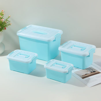 Home Large-Capacity Thickened Storage Box with Lid for Seasonal Clothes and Toys Organization Moisture-Proof and Dust-Proof Under-Bed Storage Box