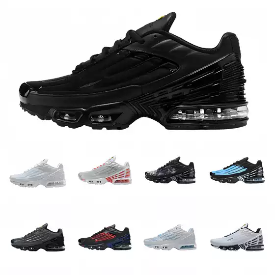 Putian Shoes Tn3 Generation Sports Shoes for Men and Women Casual Breathable Lightweight Cushioning Running Shoes Export Cross-Border Size 36-46