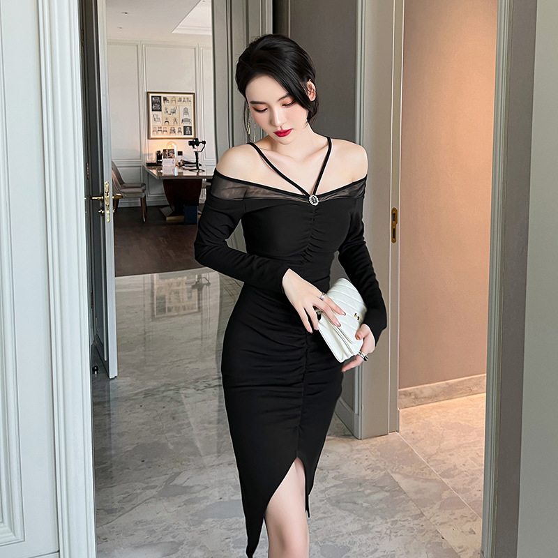 (Mới) Mã B7301 Giá 980K: Váy Đầm Liền Thân Nữ Chdc Sexy Gợi Cảm Sexy Hàng Mùa Xuân Thu Đông Thời Trang Nữ Chất Liệu G03 Sản Phẩm Mới, (Miễn Phí Vận Chuyển Toàn Quốc).