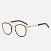 New fashion zero pressure artistic retro glasses frame men's metal non-slip ultra-light Women's myopia anti-blue light glasses frame