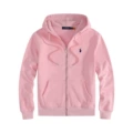 Iron zipper pink sapphire blue label