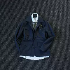 High-Quality Autumn and Winter New Style High-End Multi-Pocket Waist-Cinching Hunting Jacket for Men, Classy and Stylish Shirt Coat for Men