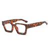 2025 Square Frame Thick Edge Glasses Frame European and American Fashion Ins Glasses Cross-Border Retro Trendy Anti-Blue Light Flat Glasses