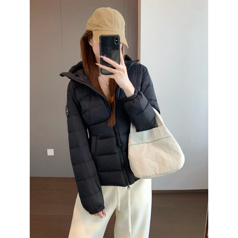 Samsung 90% Goose down Nylon Feather Light Fabric Matte Light and Textured Slightly Waisted Slim down Jacket