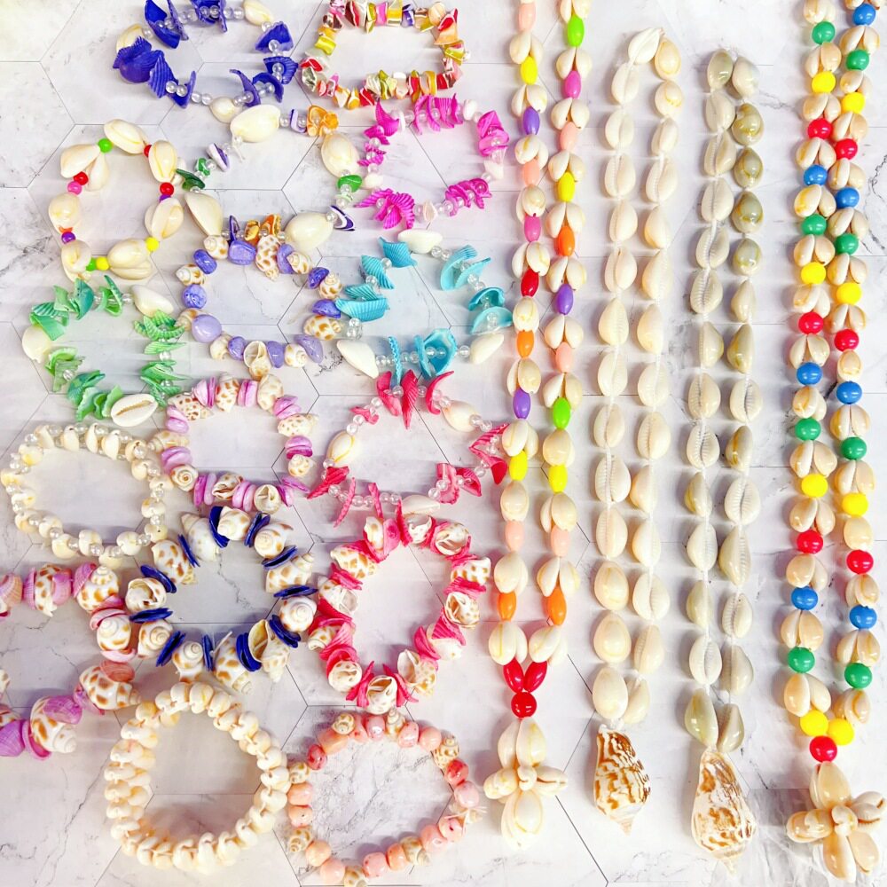 Conch shell colored stone crafts bracelet creative gifts conch bracelet stall tourist attractions souvenir wholesale