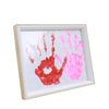 Handprint photo frame DIY handprint couple commemorative photo frame oil painting frame Baby Full Moon hundred days commemorative photo frame