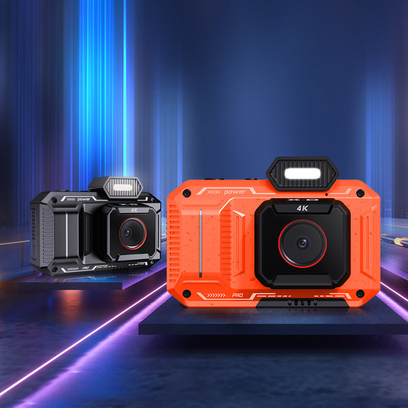 New Student Gift Digital Camera High-Definition Retro Camera Vlog Card Camera Selfie Filter Cross-Border 4K