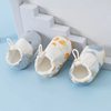 Baby shoes 0-3-12 months 6 to 1 year old step front shoes spring and summer thin elastic buckle soft bottom shoes for boys and girls