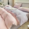 Maternity-Grade Ultra-Soft Cloud Washed Cotton Four-Piece Set, Thickened Bed Sheet, Dormitory Three-Piece Set, Bedding Set, Duvet Cover Factory