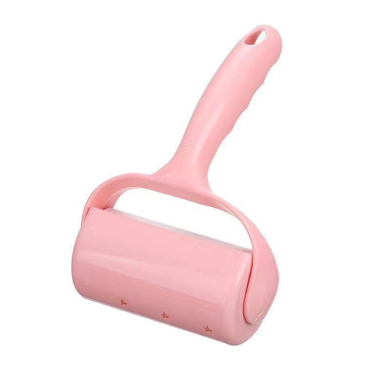 Household Long-Handled Roller-Type Plastic Lint-Sticking Paper, Tear-Off Lint-Sticking Paper, Household Clothes Lint Remover, Lint-Sticking Roller Paper
