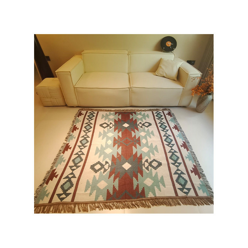 Cross-border foreign trade American decorative blanket jacquard tapestry sofa cover towel line blanket dustproof full cover sofa blanket manufacturers wholesale