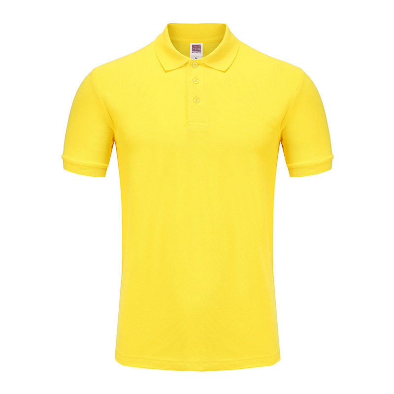纯色大王220g全棉POLO衫翻领短袖POLO衫男工作服定制印绣logo批发